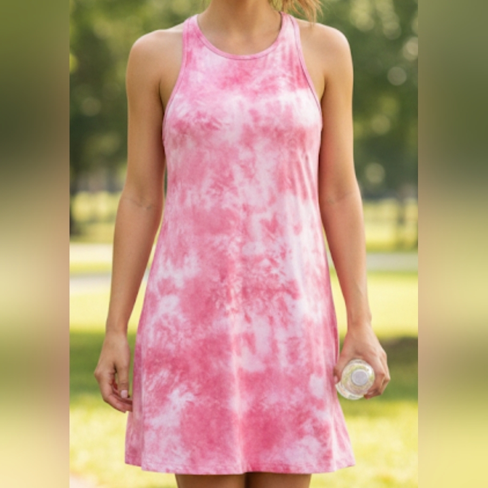 SALT LIFE womens Sundrenched Dress Sleevless Casual Dress Pink Size‎ XL
